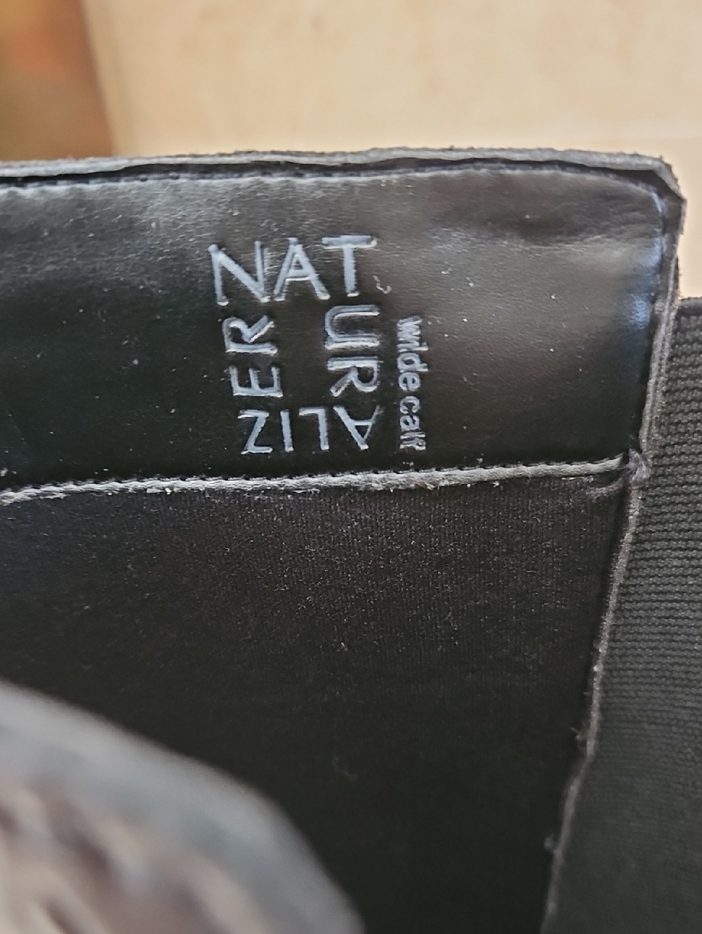 NWT Naturalizer Wide Calf Over-the-Knee Black Leather Boots - Picture 14 of 16
